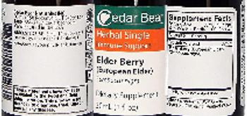 Cedar Bear Elder Berry - supplement