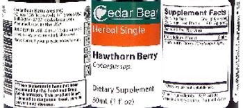 Cedar Bear Hawthorn Berry - supplement