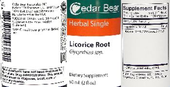 Cedar Bear Licorice Root - supplement