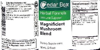 Cedar Bear Magnificent Mushroom Blend - supplement