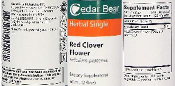 Cedar Bear Red Clover Flower - supplement