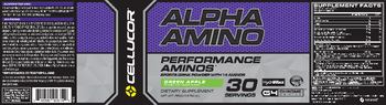 Cellucor Alpha Amino Green Apple - supplement