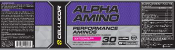 Cellucor Alpha Amino Watermelon - these statements have not been evaluated by the food and drug administration this product is not int