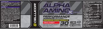 Cellucor Alpha Amino Xtreme Fruit Punch - supplement