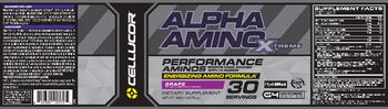 Cellucor Alpha Amino Xtreme Grape - supplement