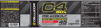 Cellucor C4 50x Fruit Punch - supplement