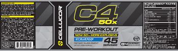 Cellucor C4 50x Icy Blue Razz - supplement