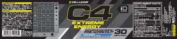 Cellucor C4 Extreme Energy Icy Blue Razz - supplement