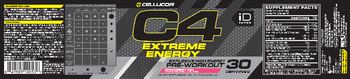 Cellucor C4 Extreme Energy Strawberry Kiwi - supplement