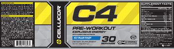 Cellucor C4 Icy Blue Razz - supplement