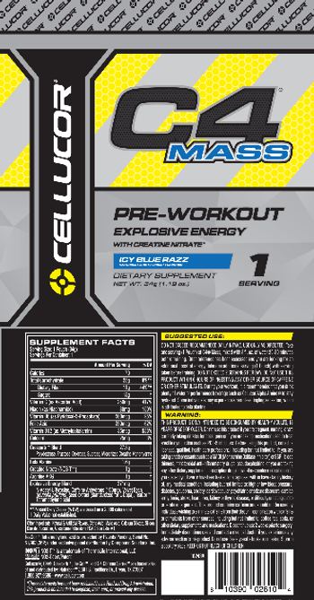 Cellucor C4 Mass Icy Blue Razz - supplement