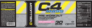 Cellucor C4 Mass Pink Lemonade - supplement
