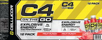 Cellucor C4 On The Go Fruit Punch - supplement