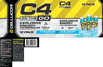 Cellucor C4 On The Go Icy Blue Razz - supplement