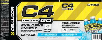 Cellucor C4 On The Go Icy Blue Razz - supplement