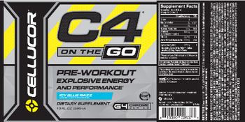 Cellucor C4 On The Go Icy Blue Razz - supplement