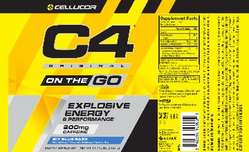 Cellucor C4 Original On The Go Icy Blue Razz - supplement