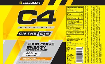 Cellucor C4 Original On The Go Orange Burst - supplement