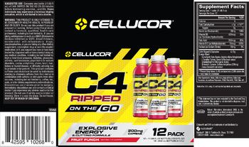 Cellucor C4 Ripped On The Go Fruit Punch - 