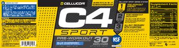 Cellucor C4 Sport Blue Raspberry - supplement