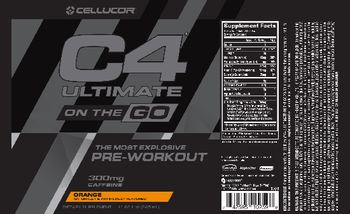 Cellucor C4 Ultimate On The Go Orange - supplement