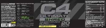 Cellucor C4 Ultimate Shred Lemon Italian Ice - supplement