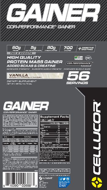 Cellucor COR-Performance Gainer Vanilla - supplement