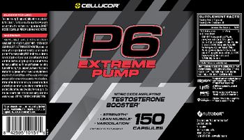 Cellucor P6 Extreme Pump - supplement