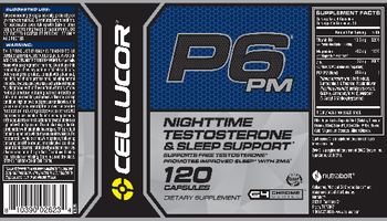 Cellucor P6 PM - supplement