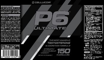 Cellucor P6 Ultimate - supplement
