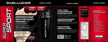Cellucor Super Sport Vanille Creme - supplement