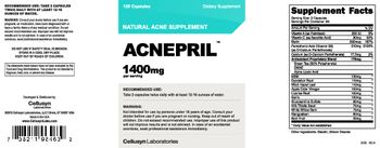 Cellusyn Laboratories Acnepril - supplement