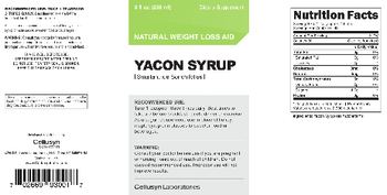 Cellusyn Laboratories Yacon Syrup - supplement