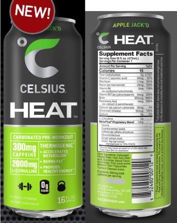 Celsius Celsius Heat Apple Jack'd - supplement