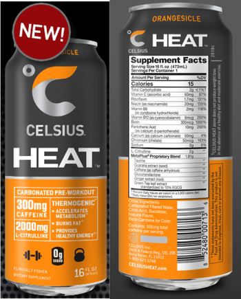 Celsius Celsius Heat Orangesicle - supplement