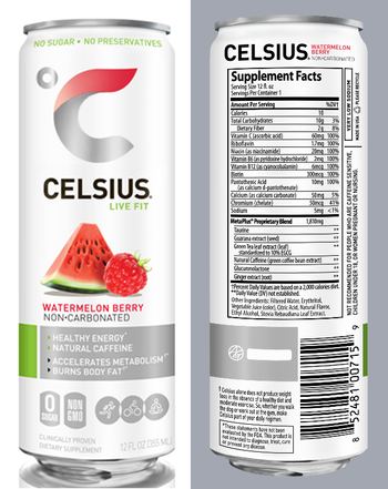 Celsius Celsius Heat Watermelon Berry - supplement