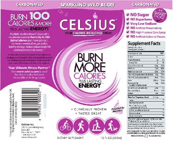 Celsius Celsius Sparkling Wild Berry - supplement