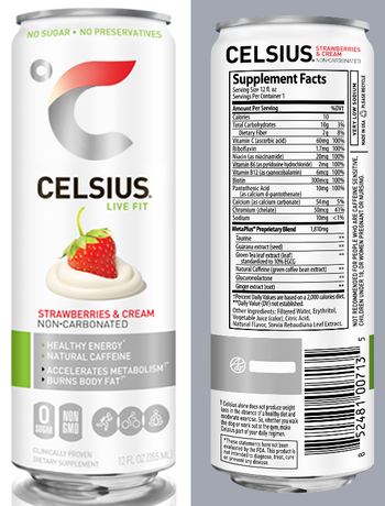 Celsius Celsius Strawberries & Cream - supplement