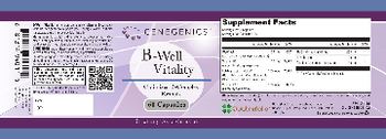 Cenegenics B-Well Vitality - supplement
