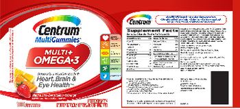 Centrum Centrum MultiGummies Multi + Omega-3 - multivitamin multimineralomega3 supplement