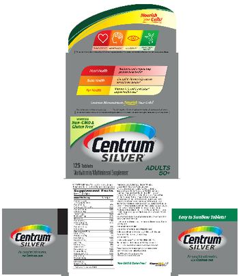 Centrum Centrum Silver Adults 50+ - multivitamin multimineral supplement