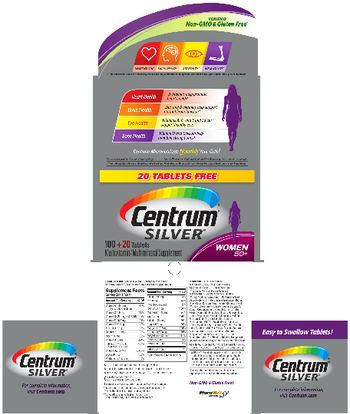 Centrum Centrum Silver Women 50+ - multivitamin multimineral supplement