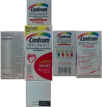 Centrum Centrum Specialist Heart - multivitamin multimineral supplement with phytosterols