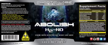 Chaotic-Labz Abolish H2-NO - supplement