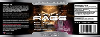 Chaotic-Labz Chaotic Rage Graveyard Grape - supplement