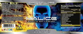 Chaotic-Labz Malice - supplement