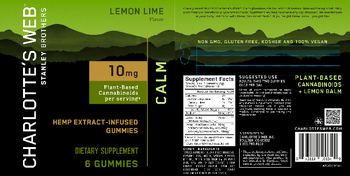 Charlotte's Web Stanley Brothers Calm Lemon Lime Flavor - supplement