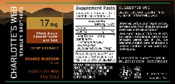 Charlotte's Web Stanley Brothers Hemp Extract 17 mg Orange Blossom - supplement