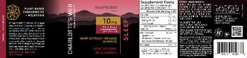Charlotte's Web Stanley Brothers Sleep Raspberry Flavor - supplement