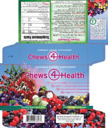 Chews-4-Health Chews 4-Health - chewable supplement